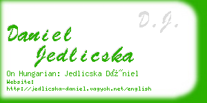 daniel jedlicska business card